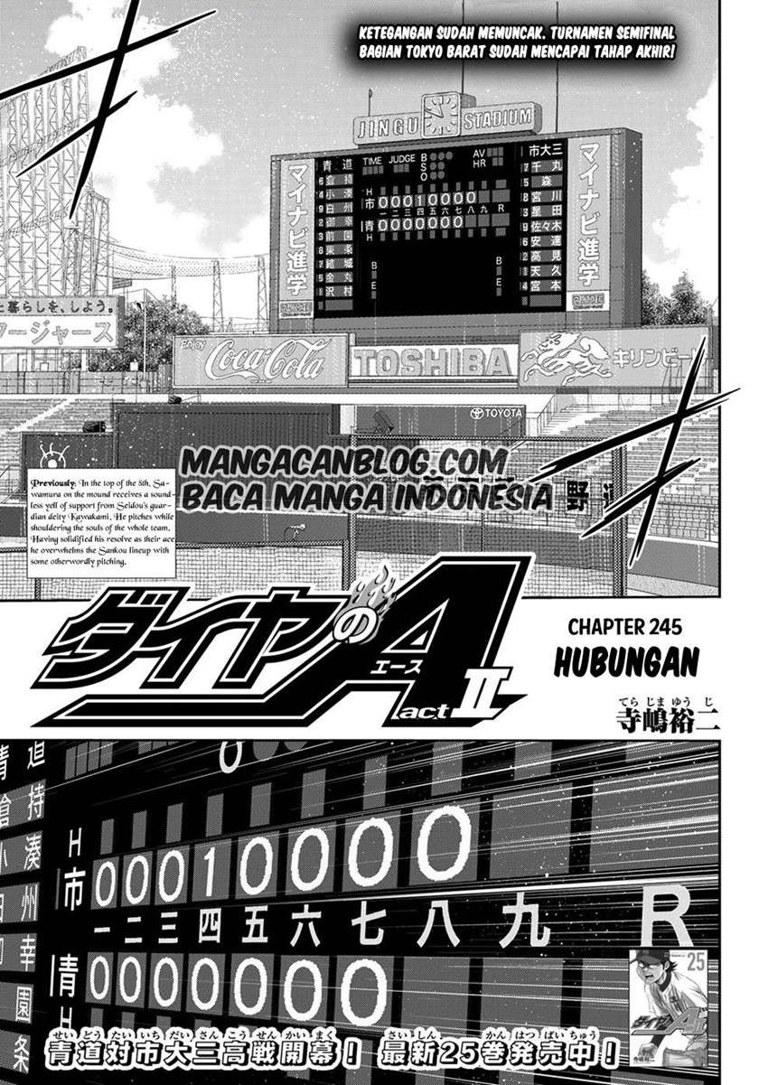 Komik Diamond no Ace Act 2 - Chapter 245
