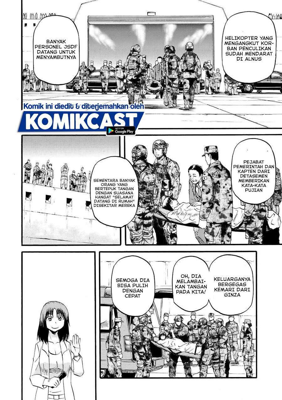 Gate – Jietai Kare no Chi nite Kaku Tatakeri Chapter 102 Gambar 8