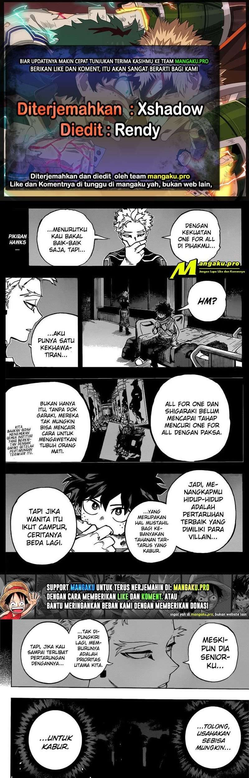 Komik Boku no Hero Academia - Chapter 312