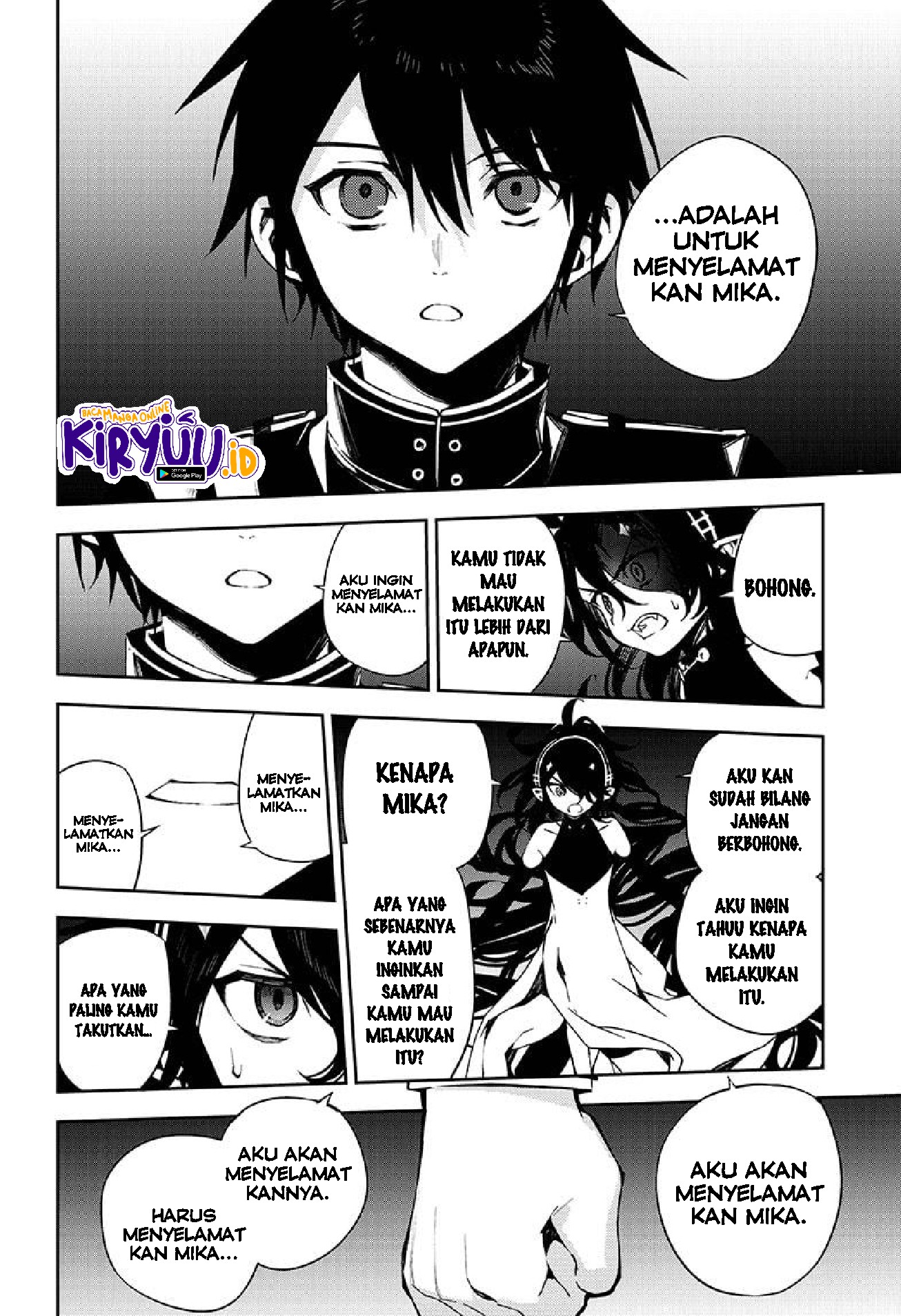 Owari no Seraph Chapter 102 Gambar 12