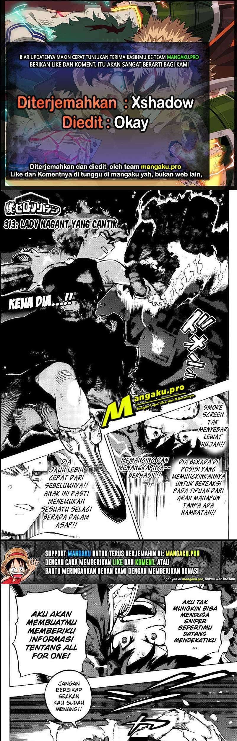 Komik Boku no Hero Academia - Chapter 314