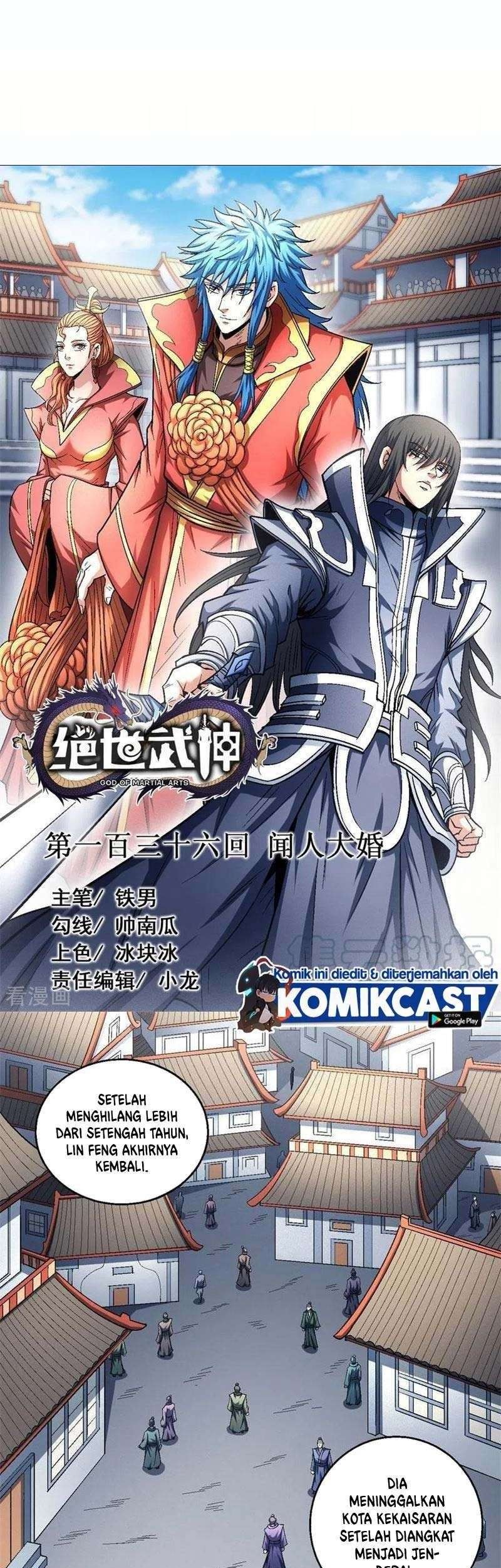 Komik God of Martial Arts - Chapter 136.1