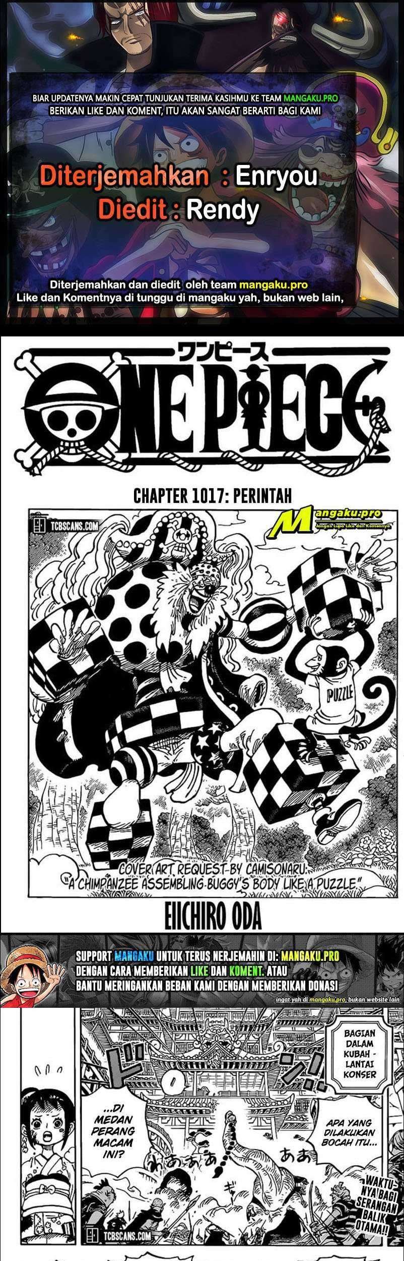 Komik One Piece - Chapter 1017