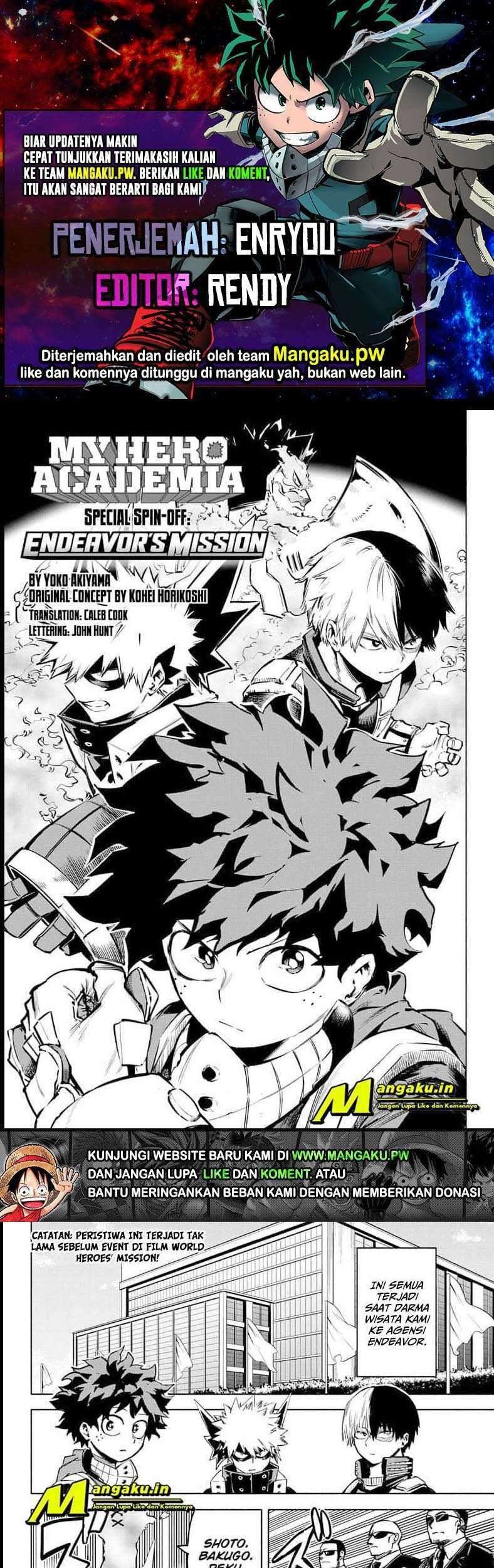 Komik Boku no Hero Academia - Chapter 321.5
