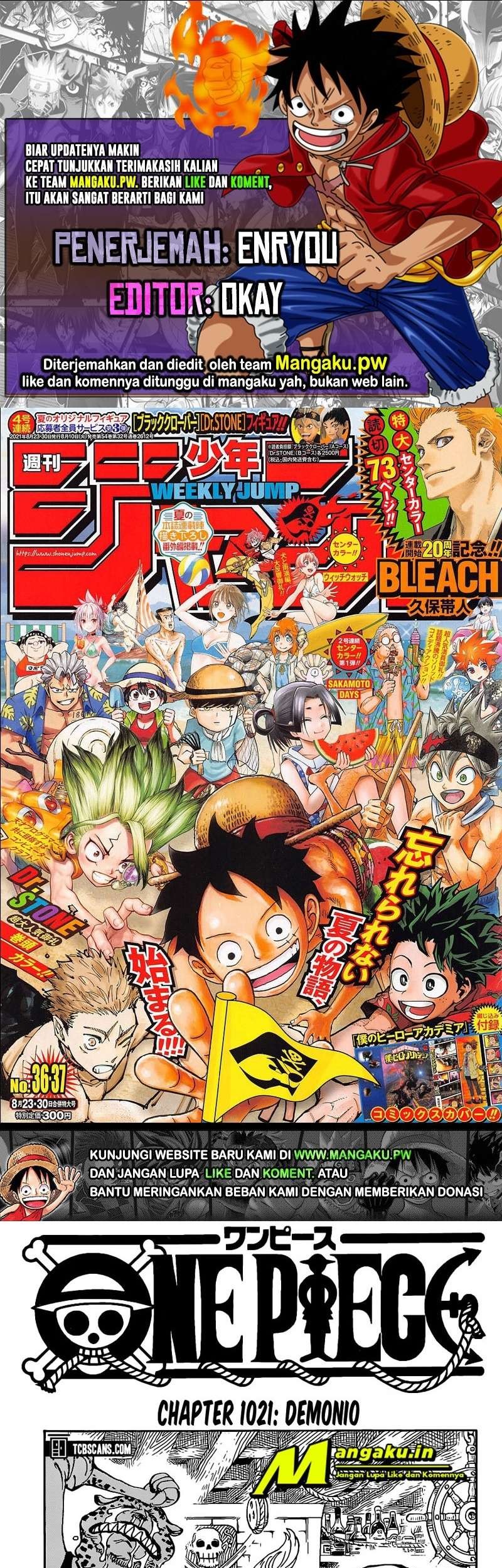Komik One Piece - Chapter 1021