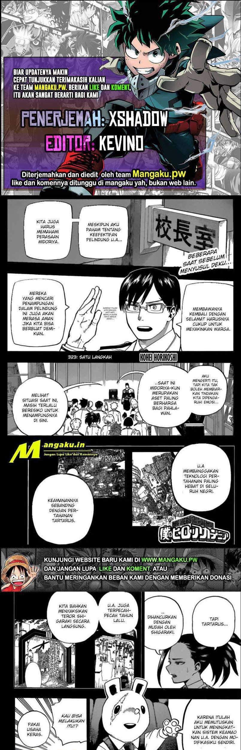 Komik Boku no Hero Academia - Chapter 323