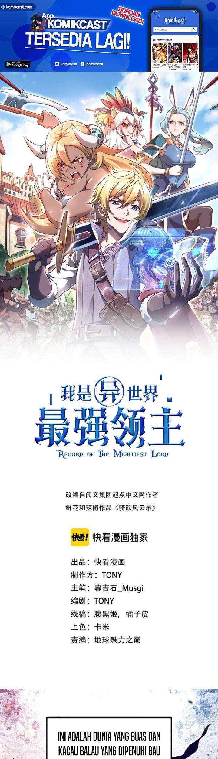 Baca Manhua Record of The Mightiest Lord Chapter 03 Gambar 2