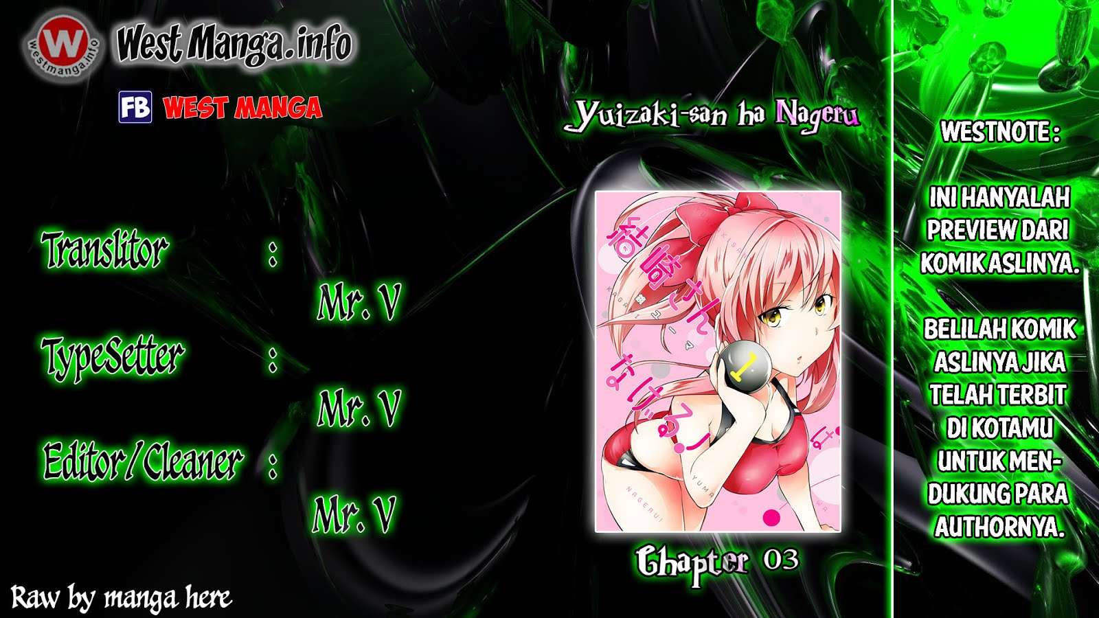 Komik Yuizaki-san wa Nageru! - Chapter 3