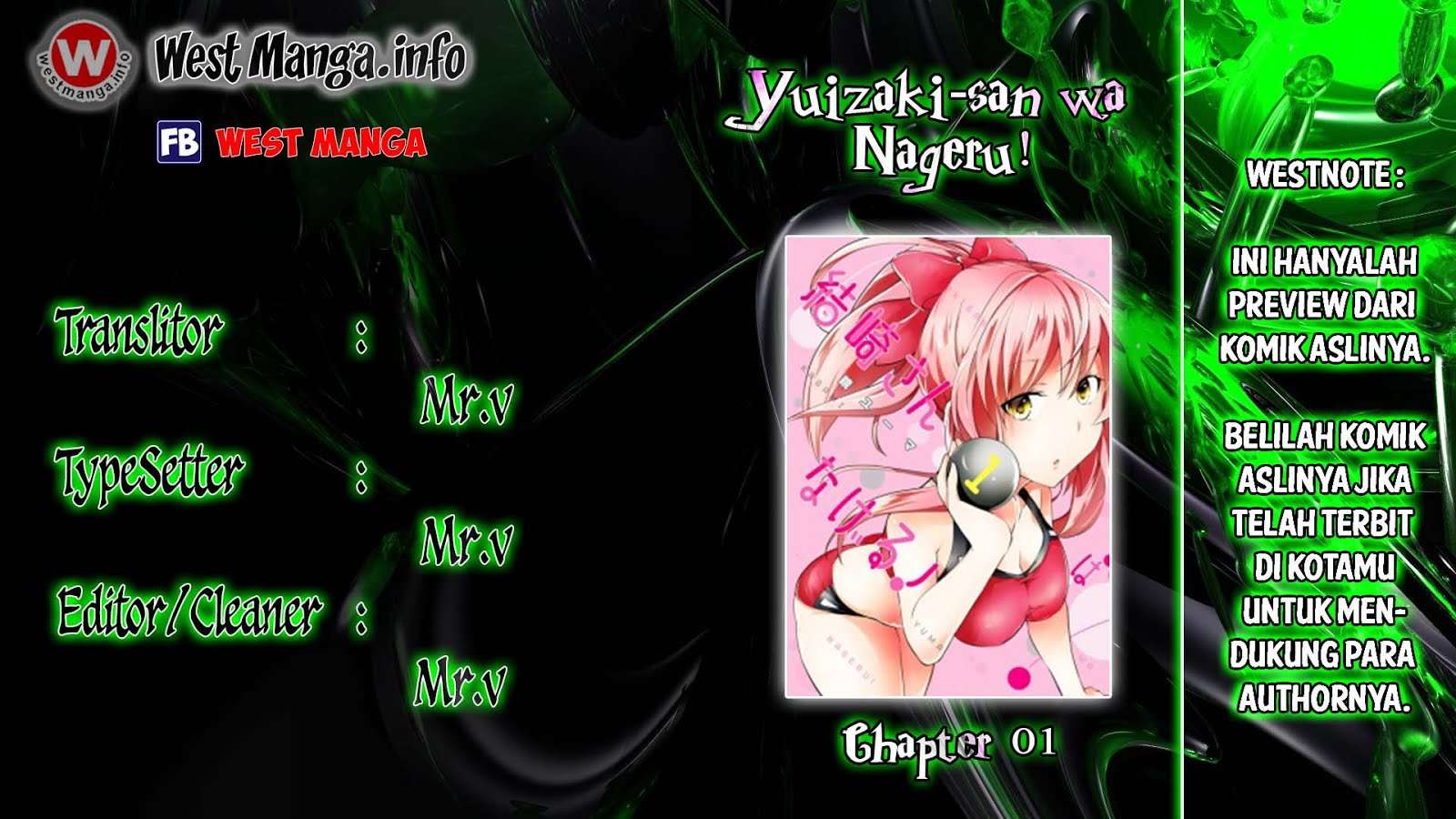 Komik Yuizaki-san wa Nageru! - Chapter 1
