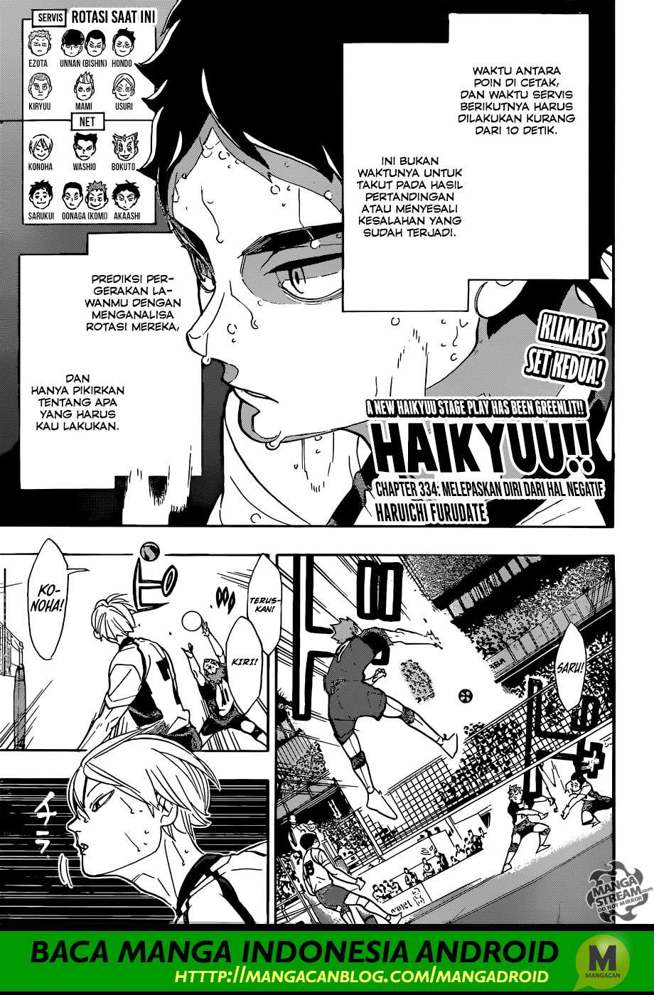 Komik Haikyuu!! - Chapter 334