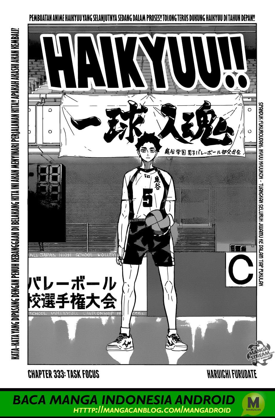 Komik Haikyuu!! - Chapter 333