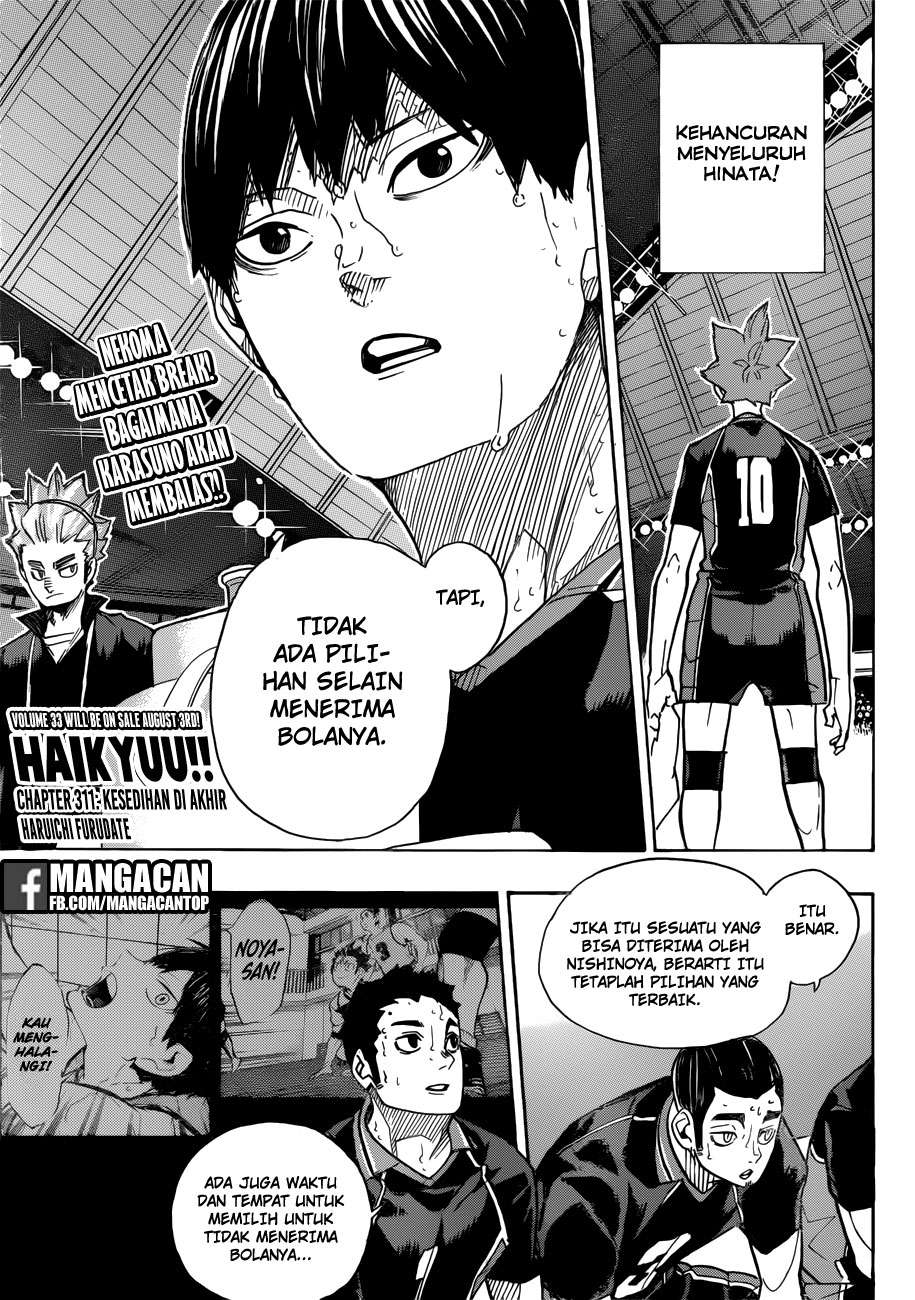 Komik Haikyuu!! - Chapter 311