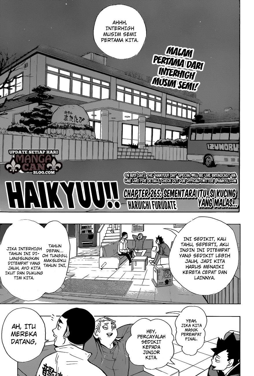 Komik Haikyuu!! - Chapter 265