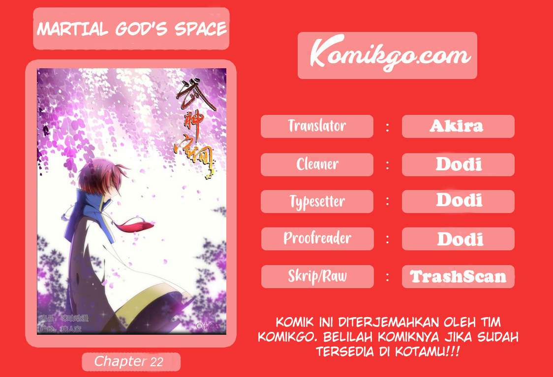 Komik Martial God’s Space - Chapter 22