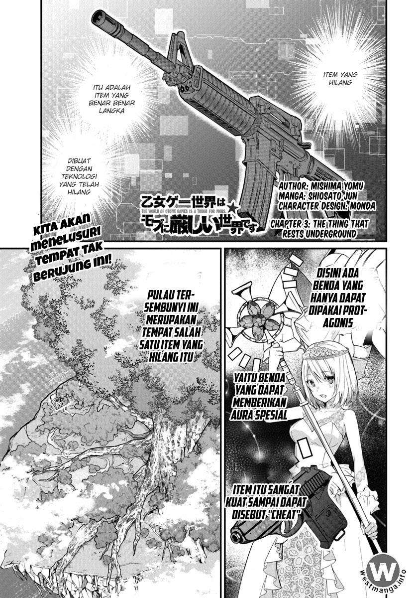 Komik Otome Game Sekai wa Mob ni Kibishii Sekai Desu - Chapter 3