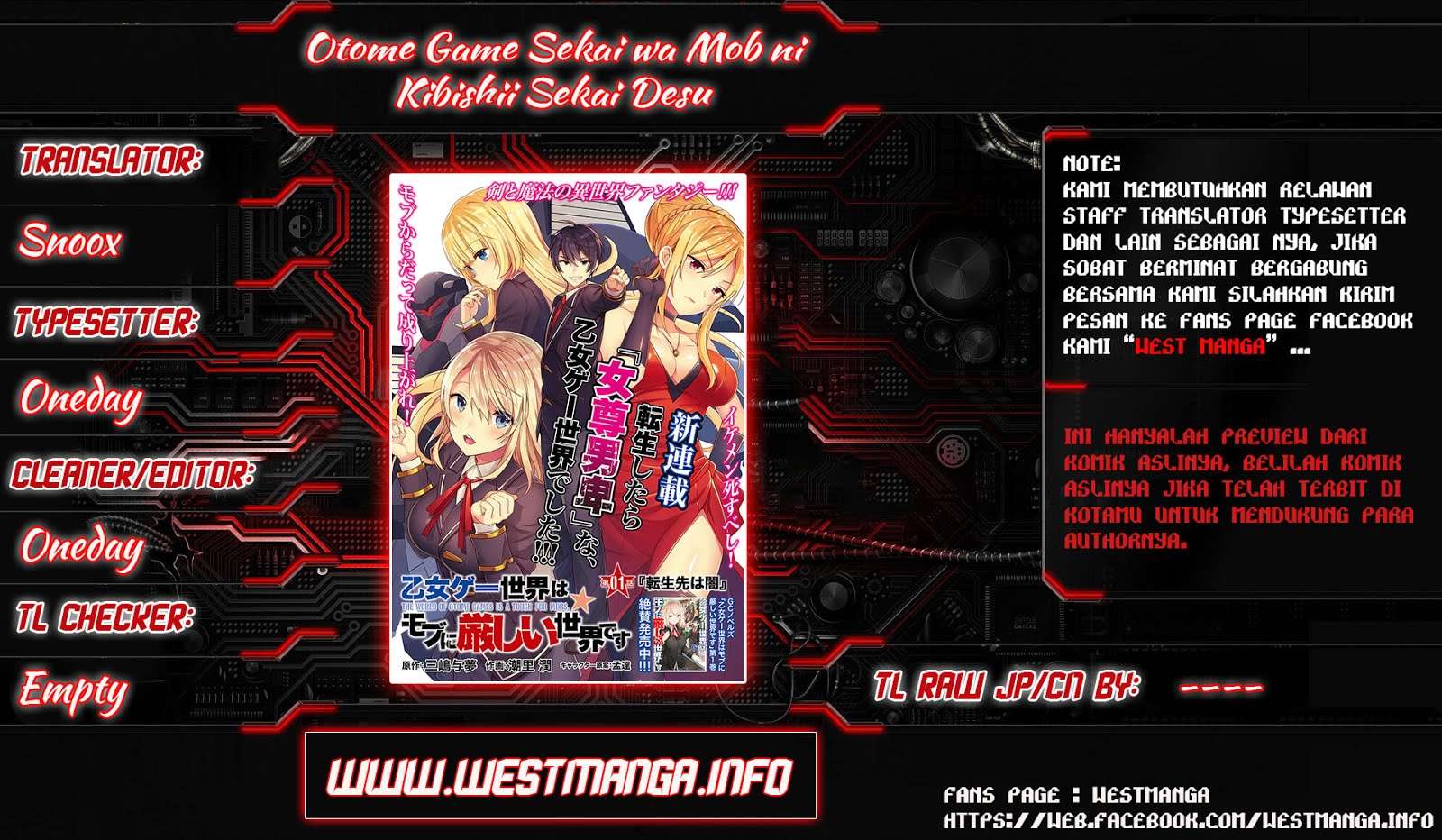 Komik Otome Game Sekai wa Mob ni Kibishii Sekai Desu - Chapter 2