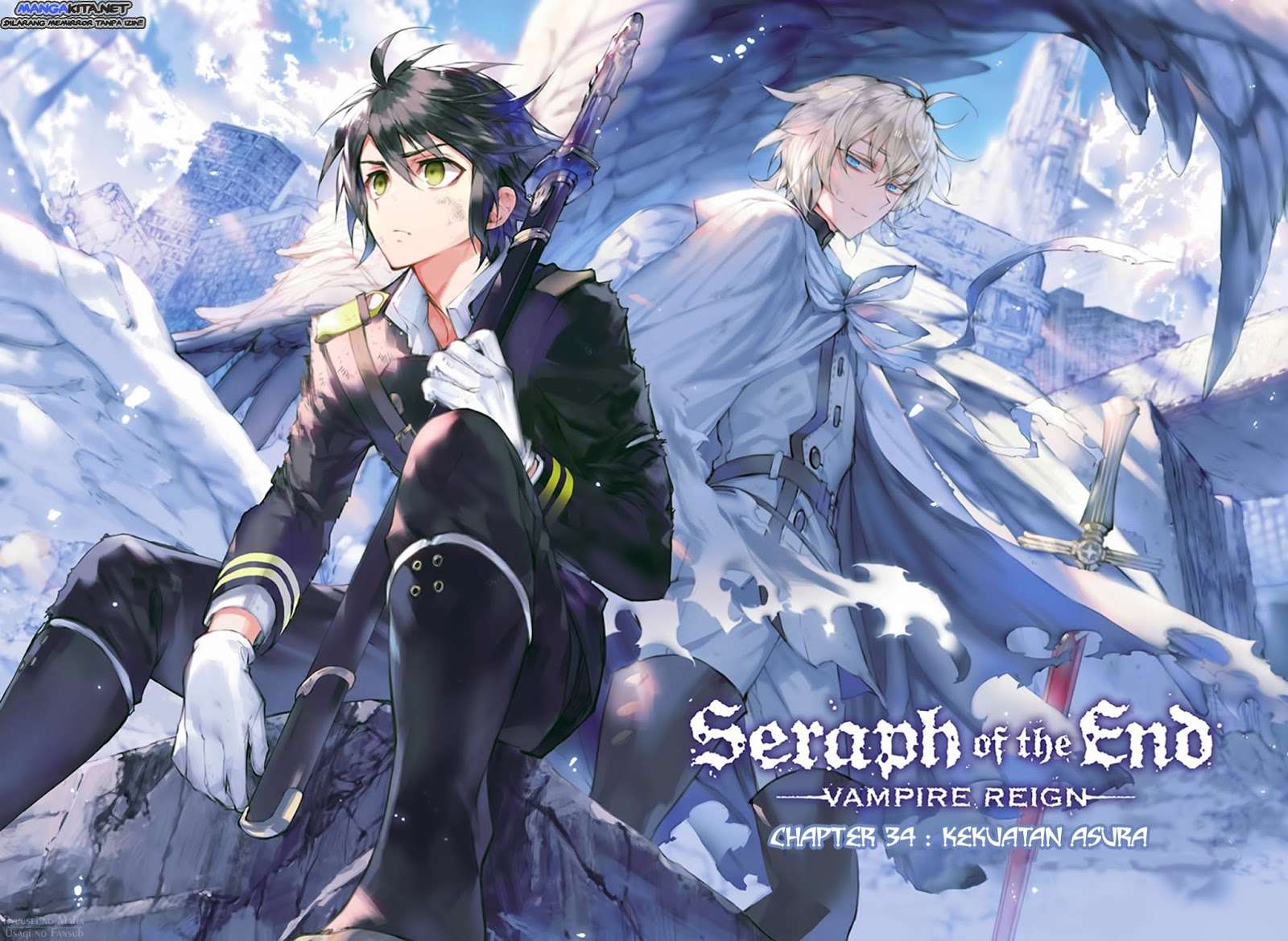 Baca Manga Owari no Seraph Chapter 34 Gambar 2