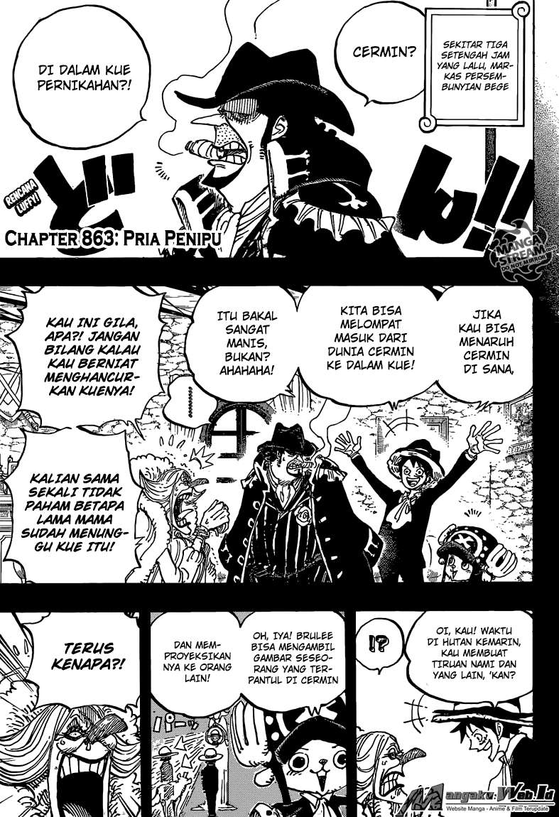 One Piece Chapter 863 Gambar 3