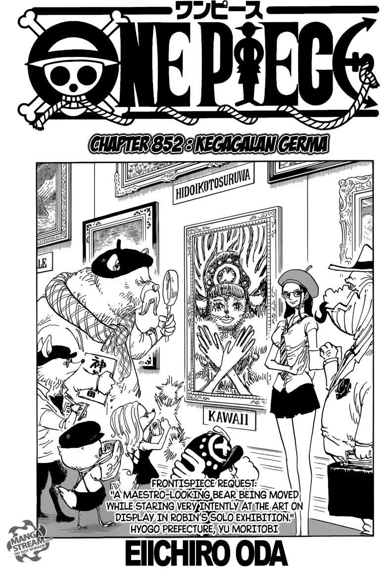 Komik One Piece - Chapter 852