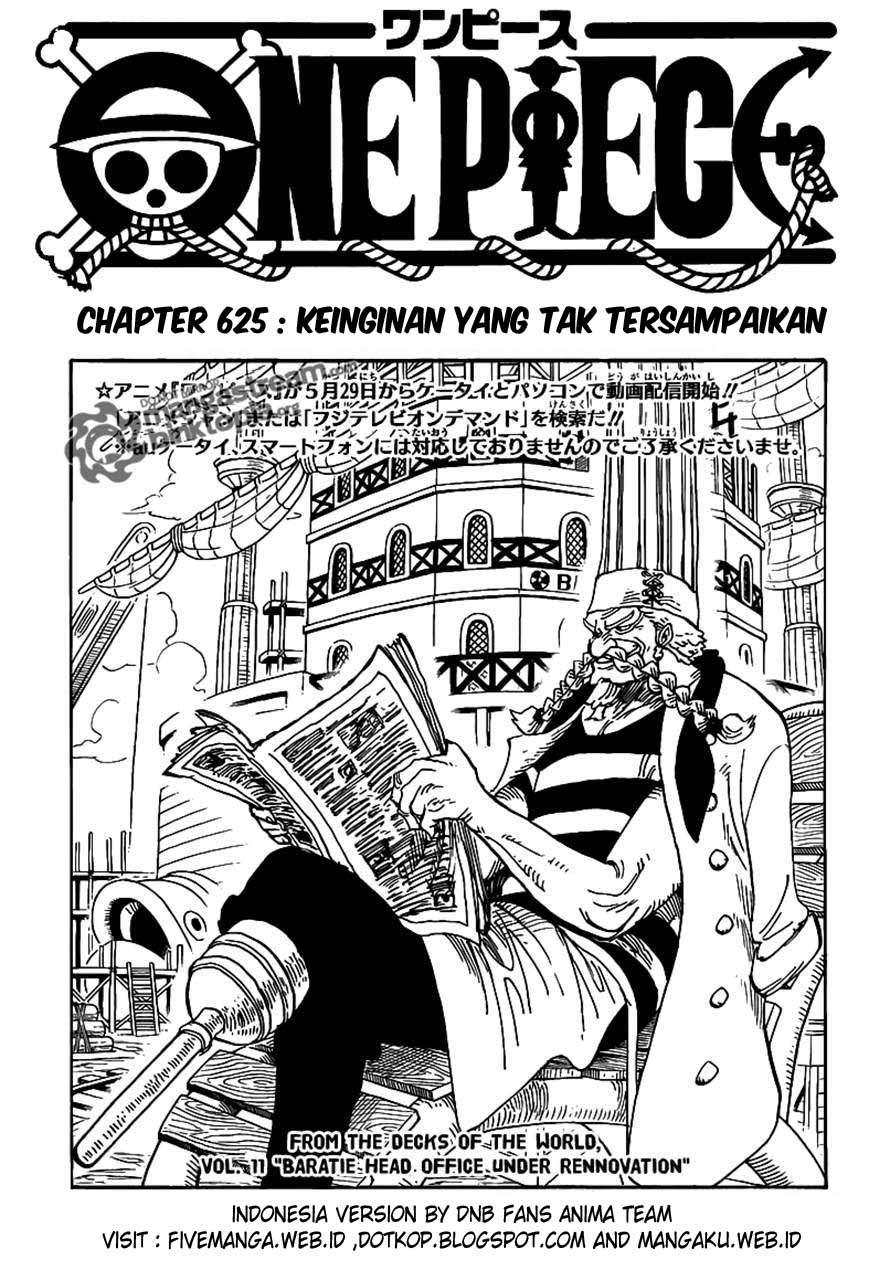 Komik One Piece - Chapter 625