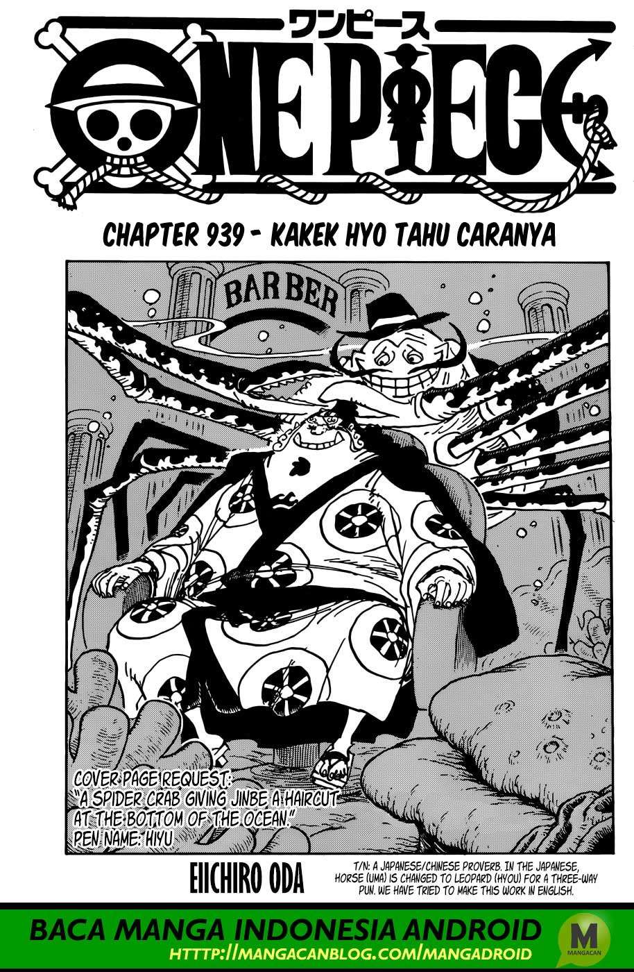 Komik One Piece - Chapter 939