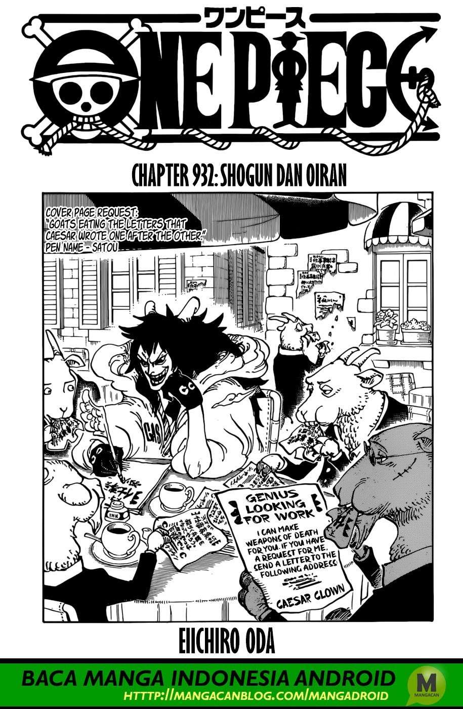 Komik One Piece - Chapter 932