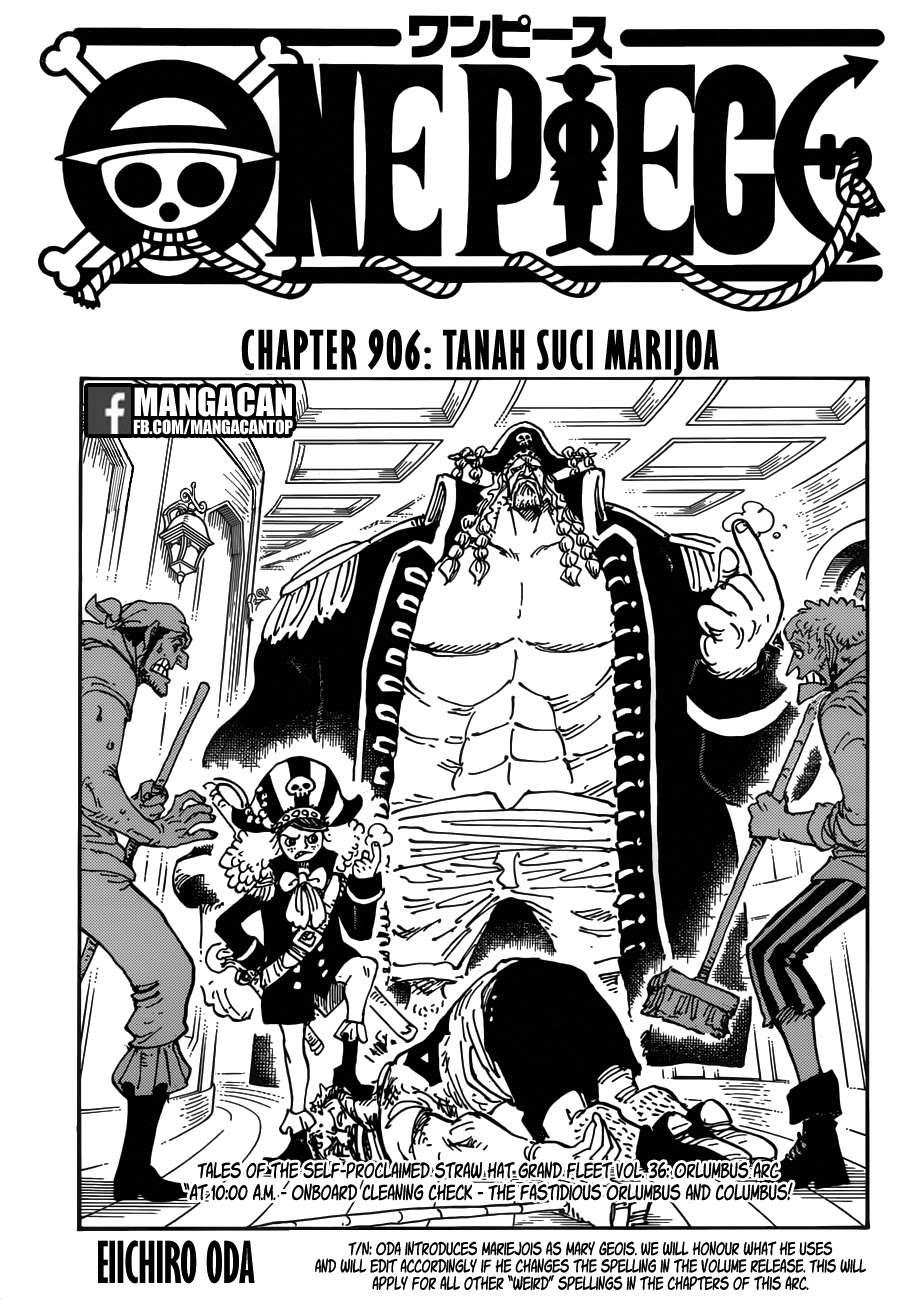 Komik One Piece - Chapter 906