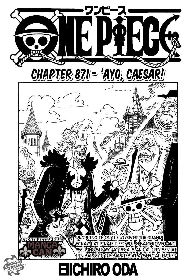 Komik One Piece - Chapter 871