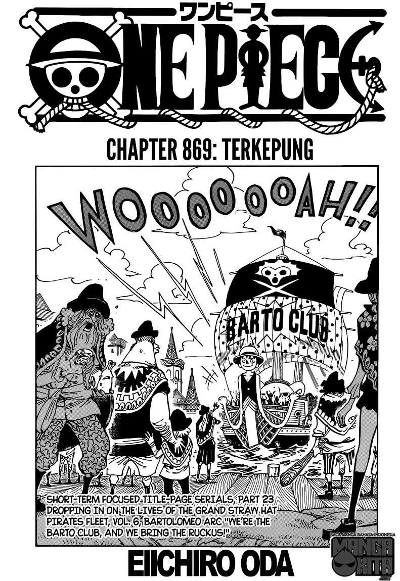 One Piece Chapter 869 Gambar 5