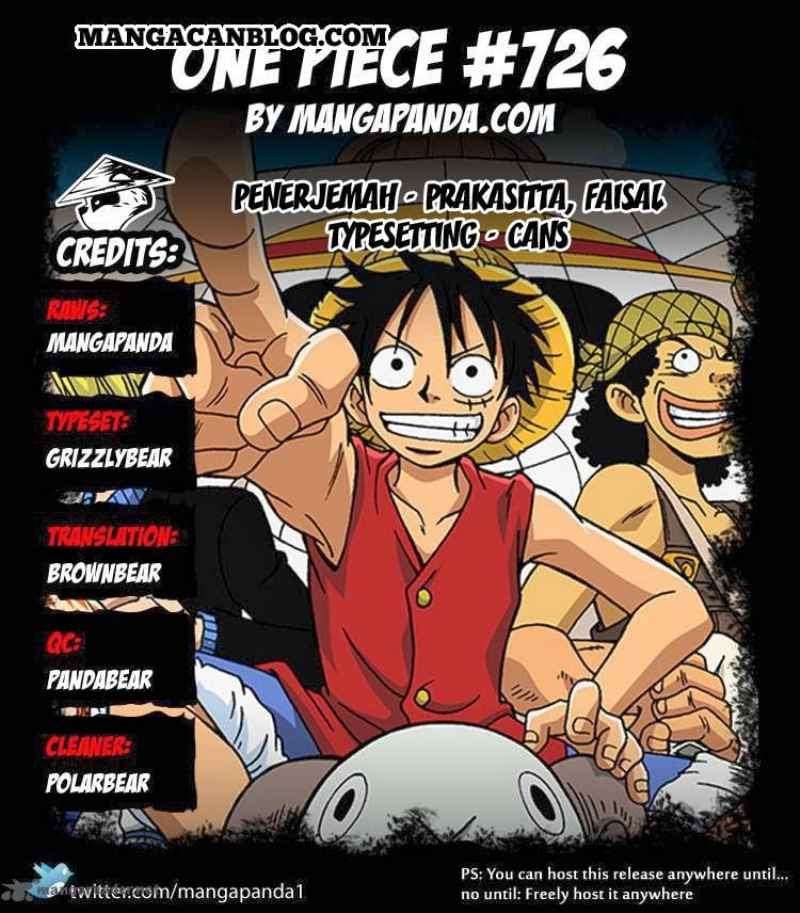 Komik One Piece - Chapter 726