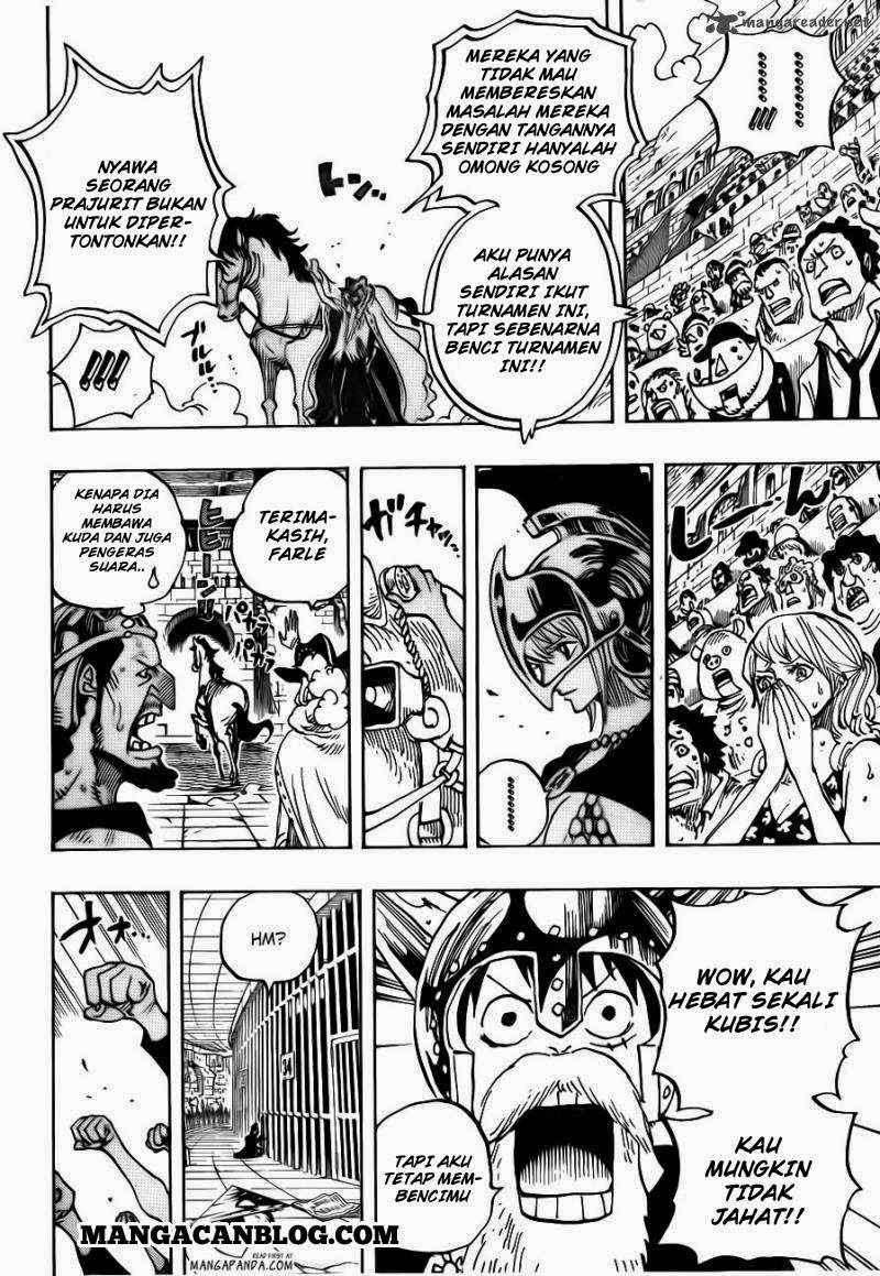 One Piece Chapter 722 Gambar 7