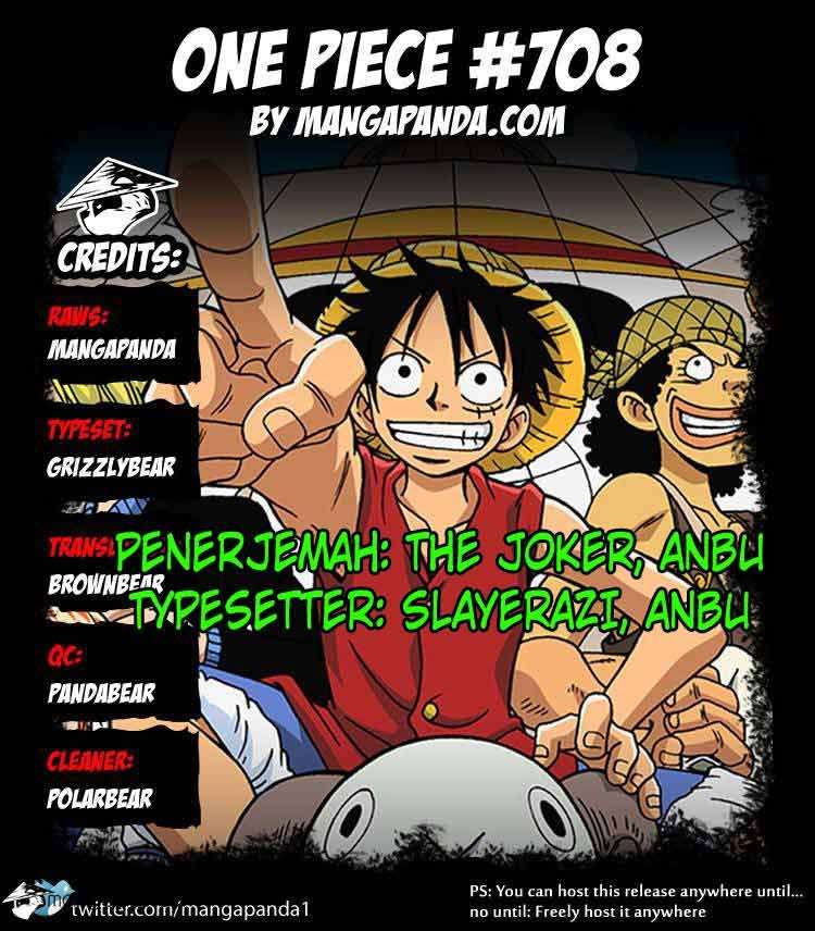 Komik One Piece - Chapter 708