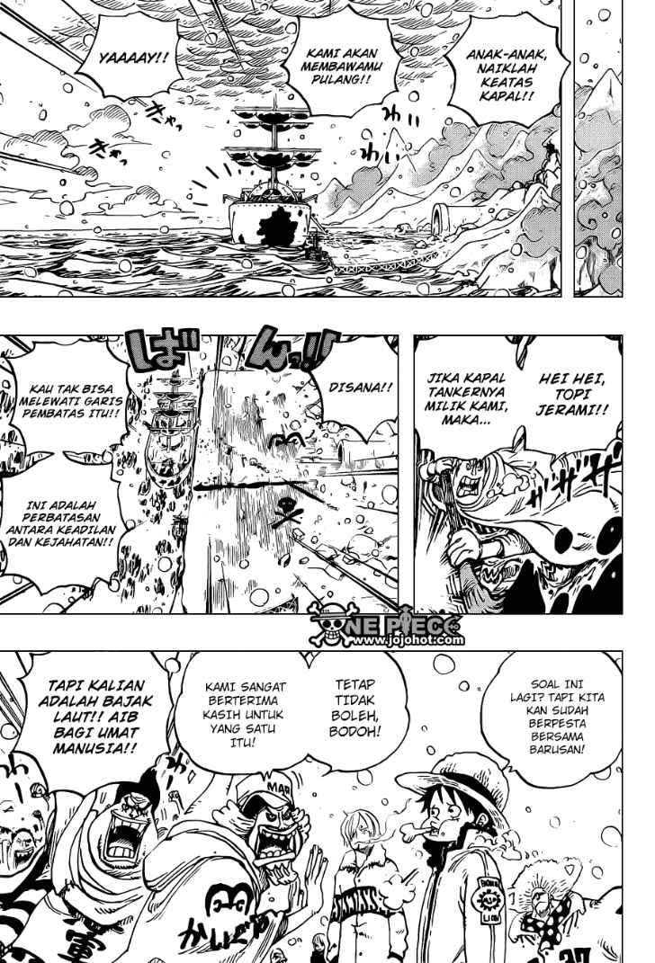 One Piece Chapter 697 Gambar 6