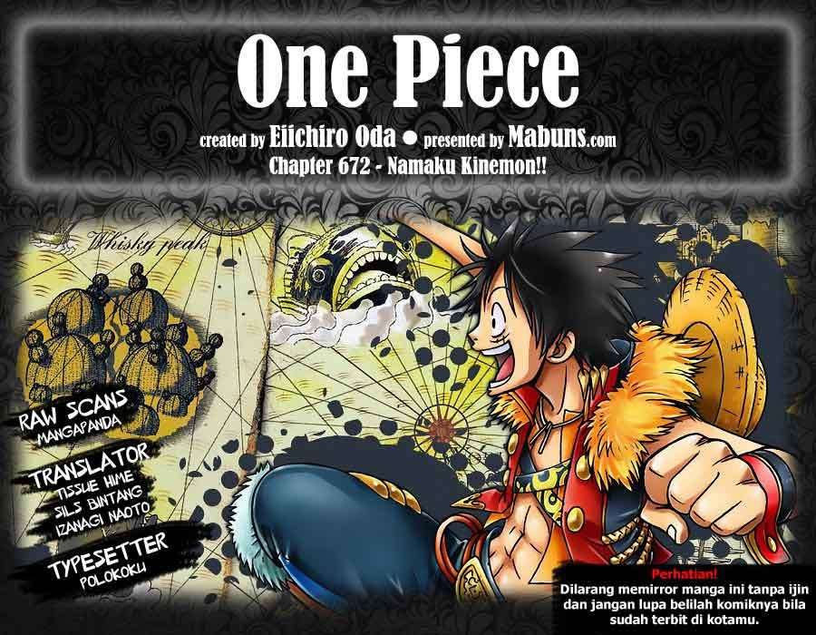 Komik One Piece - Chapter 672