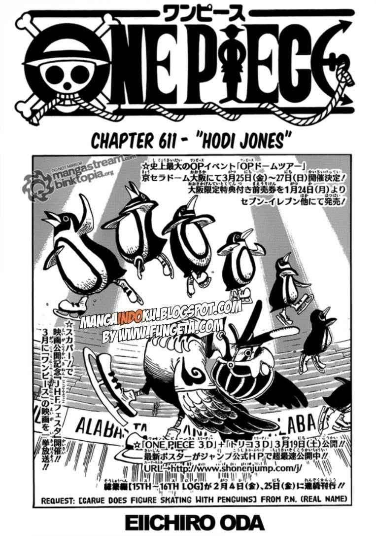 Komik One Piece - Chapter 611