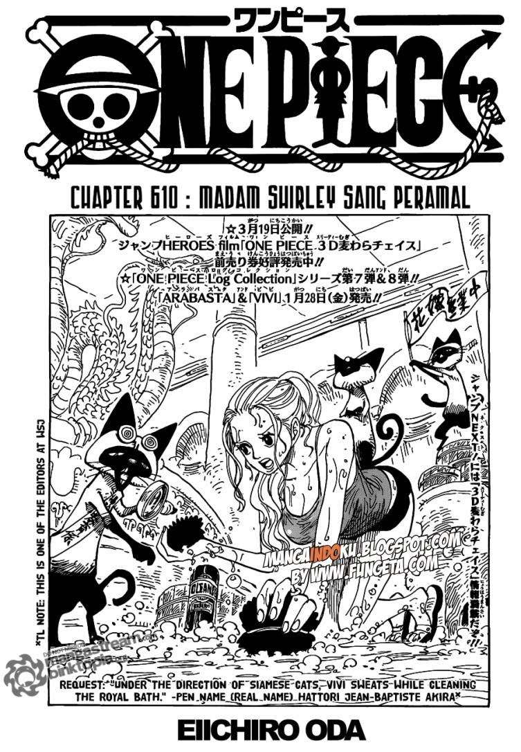 Komik One Piece - Chapter 610