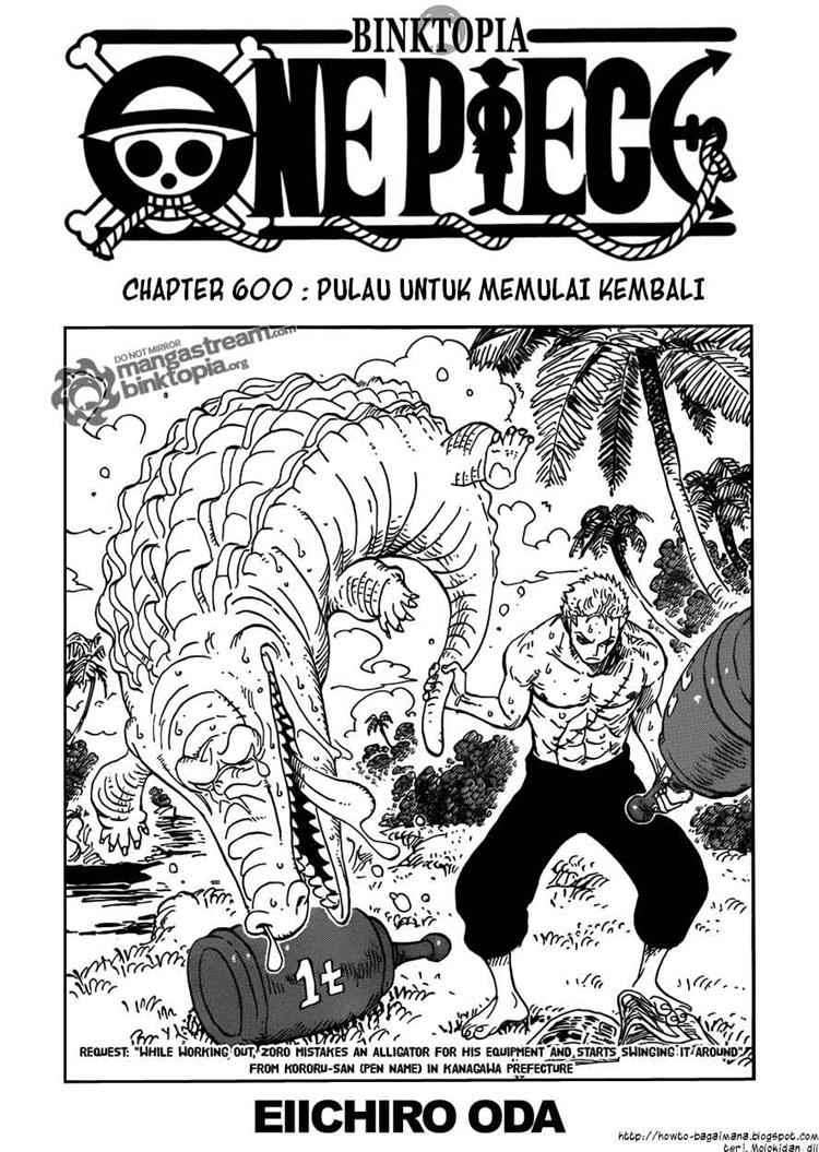 Komik One Piece - Chapter 600
