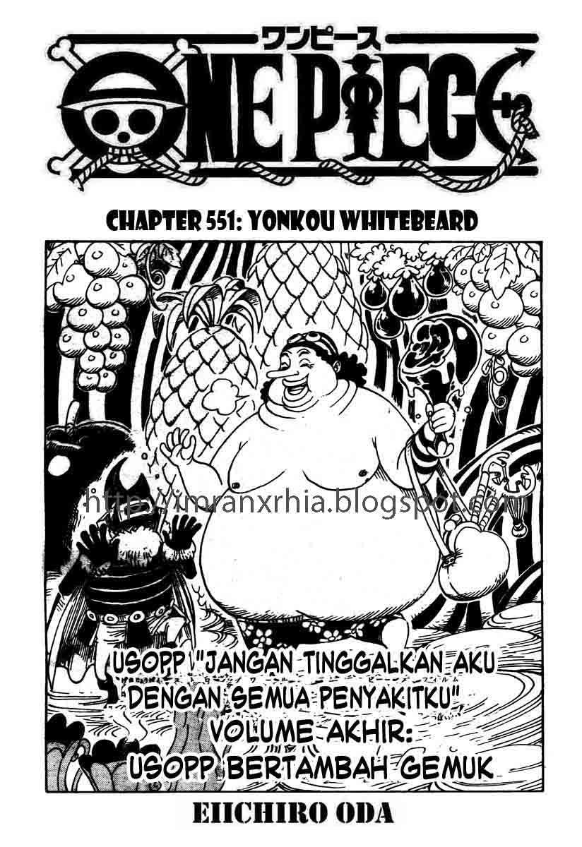 Komik One Piece - Chapter 551