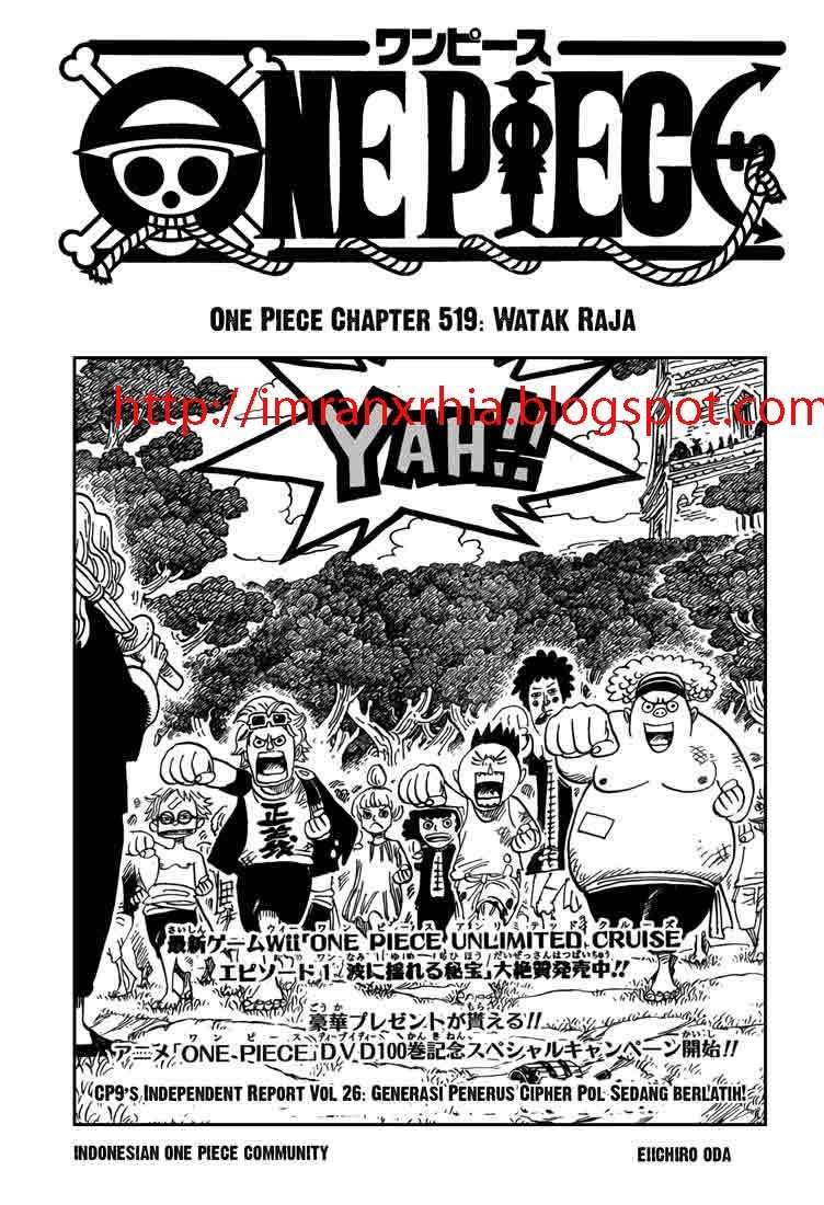 Komik One Piece - Chapter 519