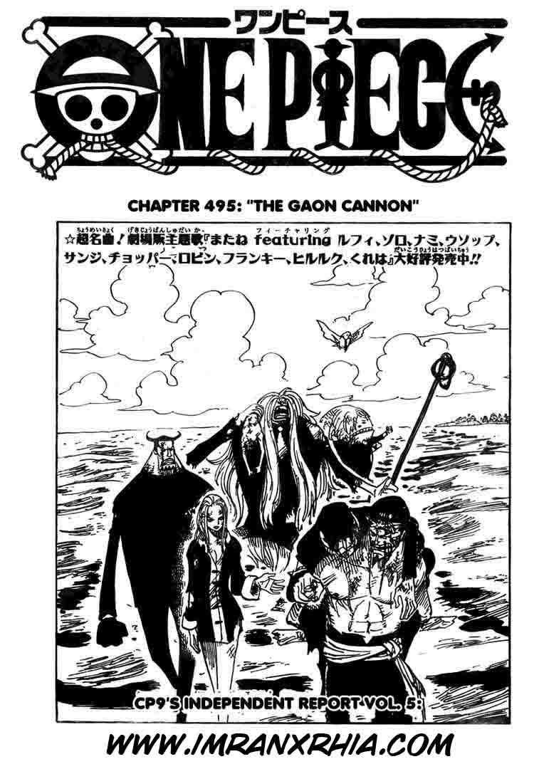 Komik One Piece - Chapter 495