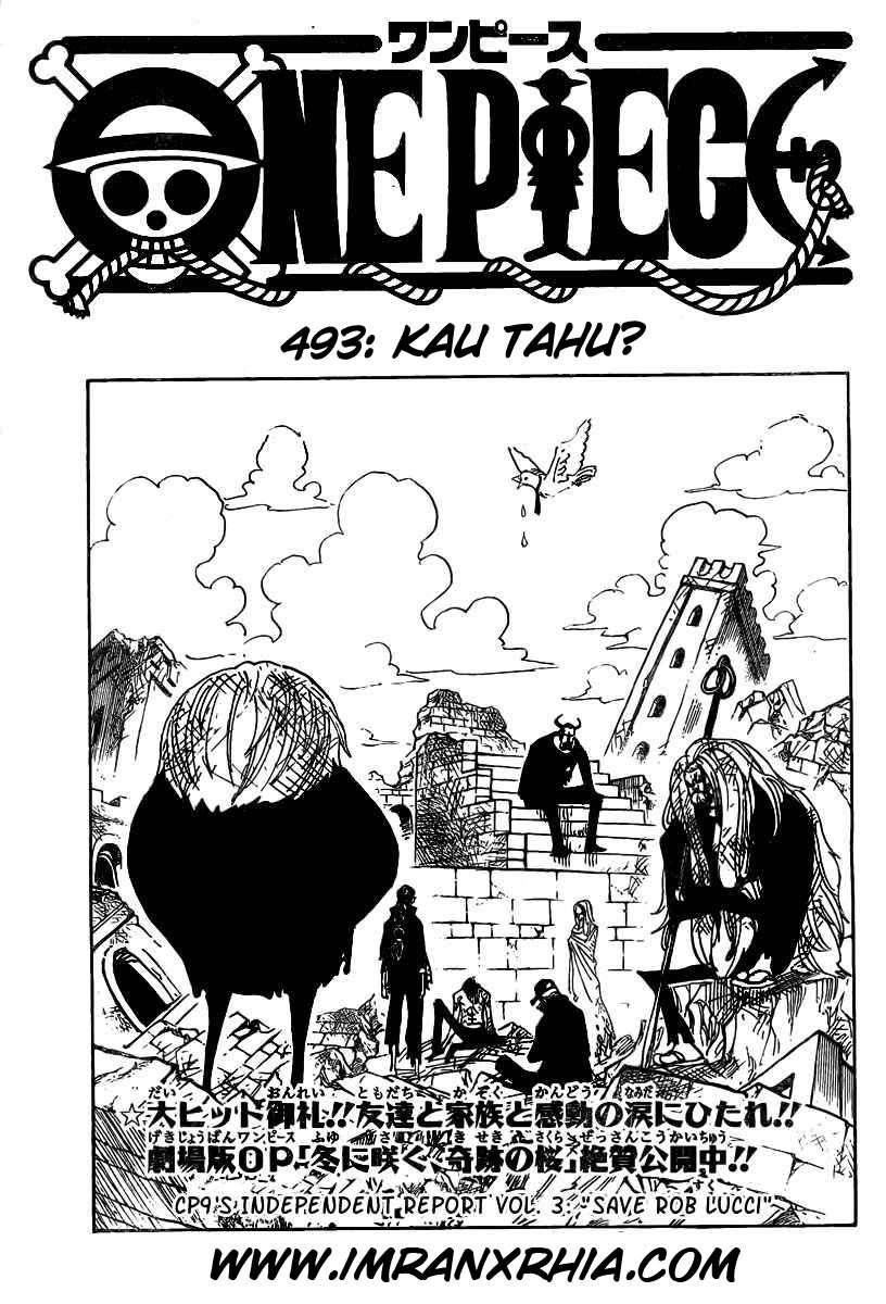 Komik One Piece - Chapter 493