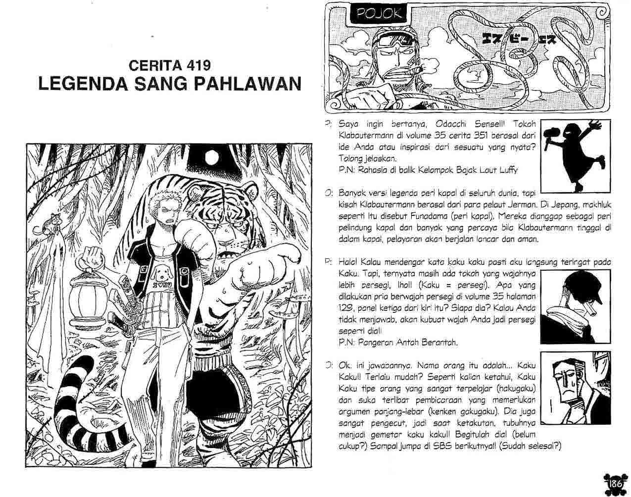 Komik One Piece - Chapter 419