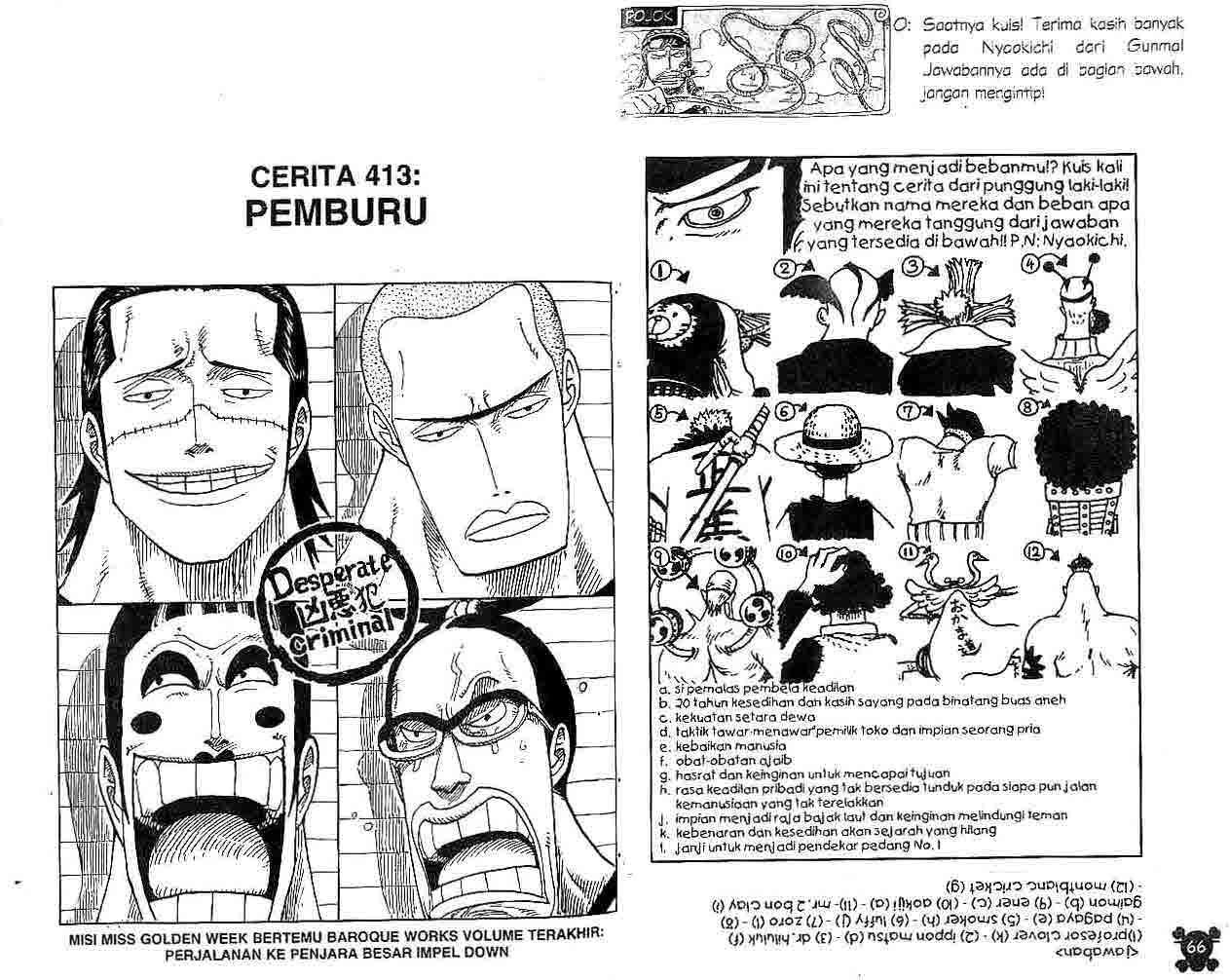 Komik One Piece - Chapter 413