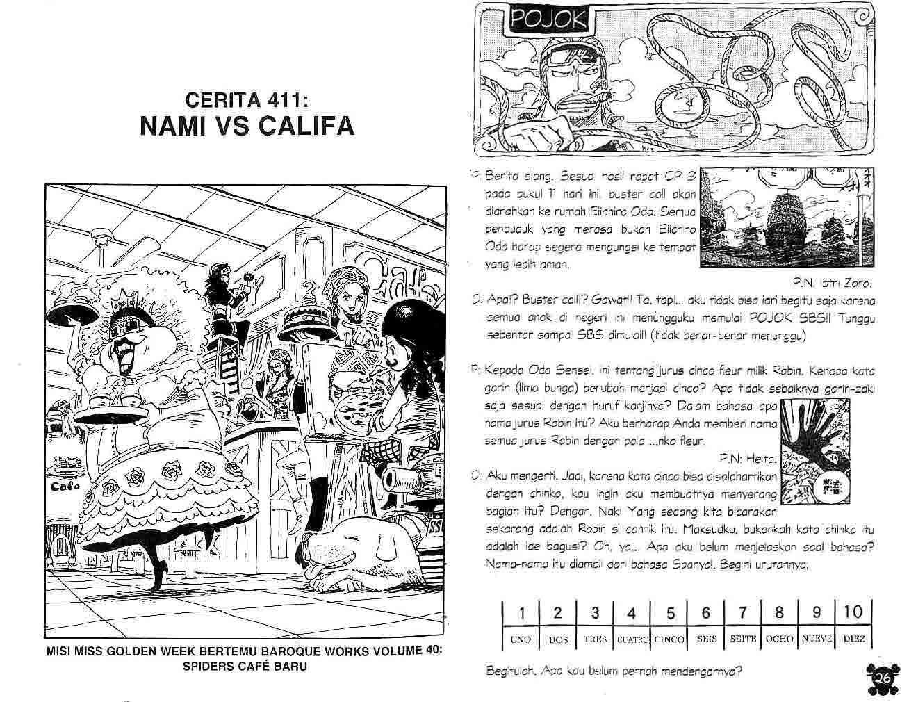 Komik One Piece - Chapter 411