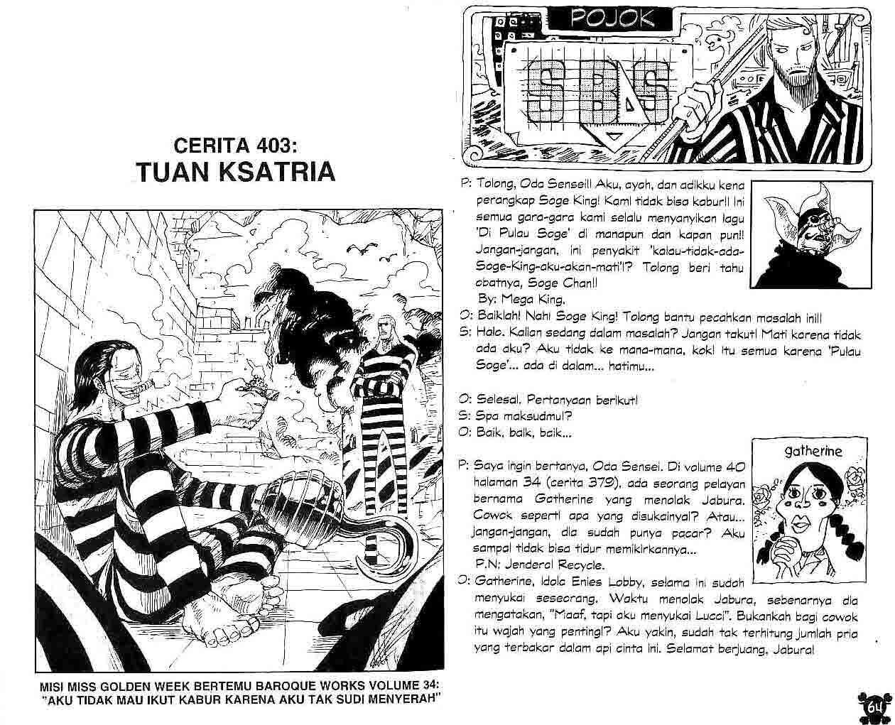 Komik One Piece - Chapter 403