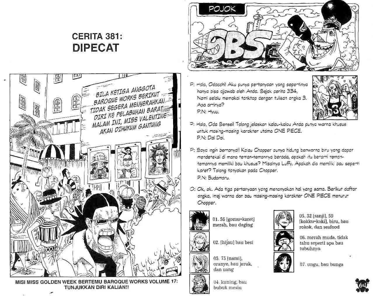 Komik One Piece - Chapter 381