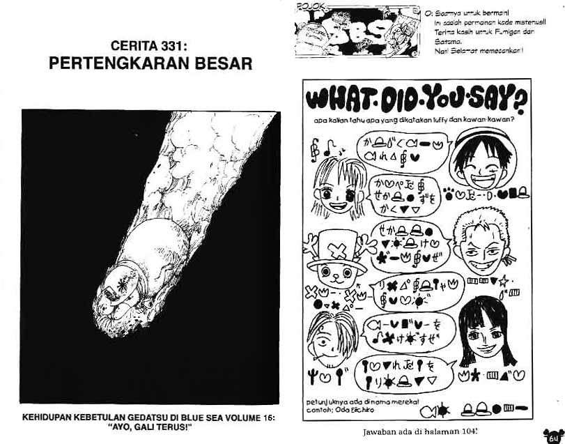 Komik One Piece - Chapter 331