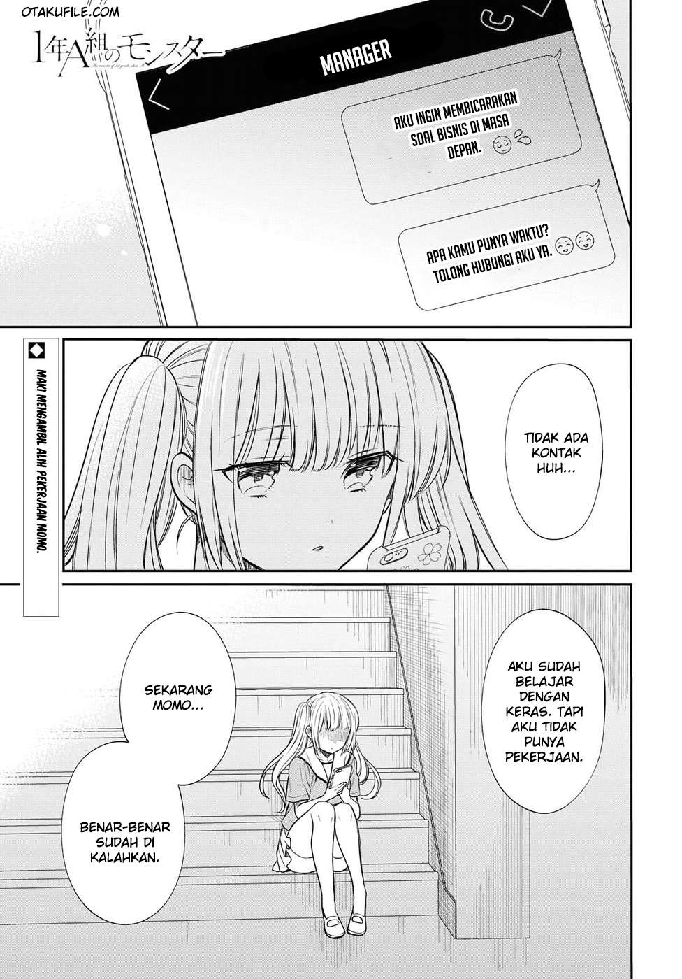 Komik 1-nen A-gumi no Monster - Chapter 08