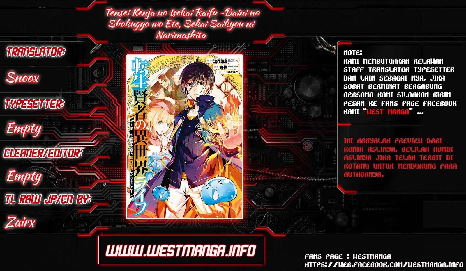 Baca Manga Tensei Kenja no Isekai Raifu Chapter 1.2 Gambar 2